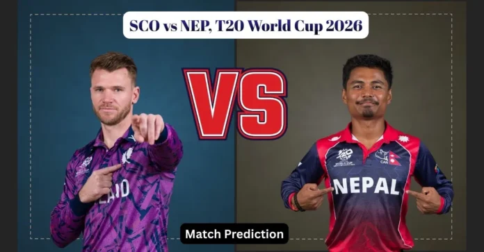 SCO vs NEP, T20 World Cup 2026 Match Prediction: Who will win today’s game between Scotland and Nepal?