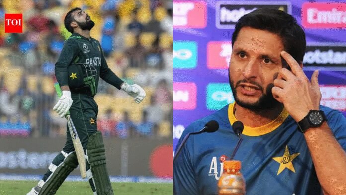 Shahid Afridi issues fiery challenge to Shadab Khan over 'India World Cup' comment | Cricket News