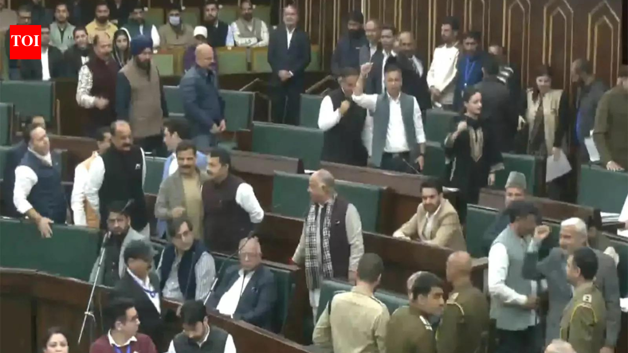 'Shoe-beating' remark sparks uproar in J&K assembly, BJP demands Omar apology | India News