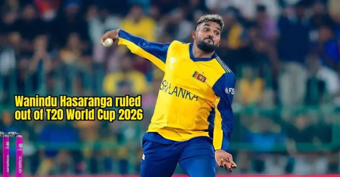 Sri Lanka star Wanindu Hasaranga ruled out of T20 World Cup 2026; replacement announced