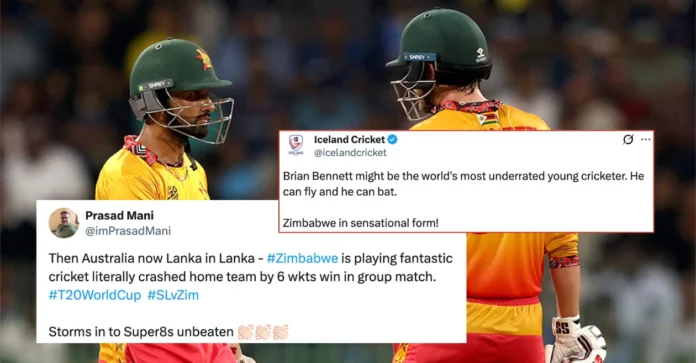 T20 World Cup 2026: Fans go berserk as Zimbabwe thump Sri Lanka to remain unbeaten in Group B