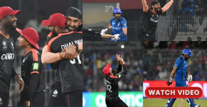 T20 World Cup 2026 [WATCH]: Jaskaran Singh’s double-strike stuns Afghanistan as Rahmanullah Gurbaz and Gulbadin Naib fall in one over vs Canada