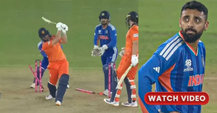 T20 World Cup 2026 [WATCH]: Varun Chakaravarthy rattles Max O’Dowd’s leg stump with an unplayable ball during IND vs NED clash