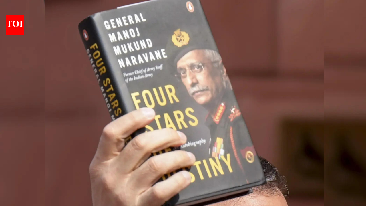 'This is the status of the book': Ex-army chief MM Naravane reacts to row over memoir; shares publisher's statement | India News