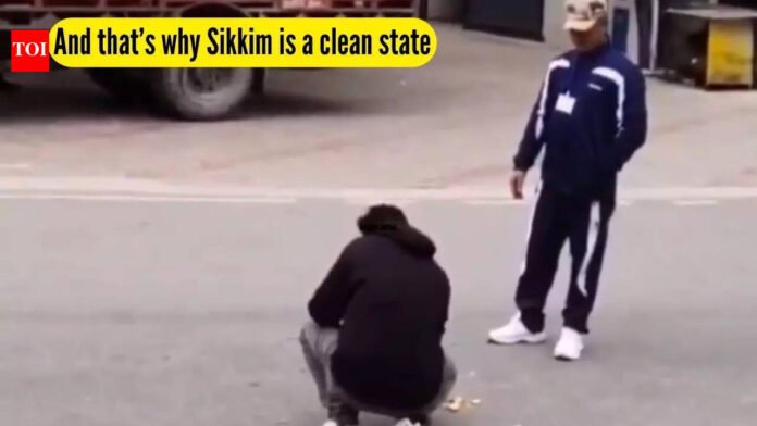 “This should be the rule everywhere in India”: See what happened when a tourist threw orange peels on the roads of Sikkim