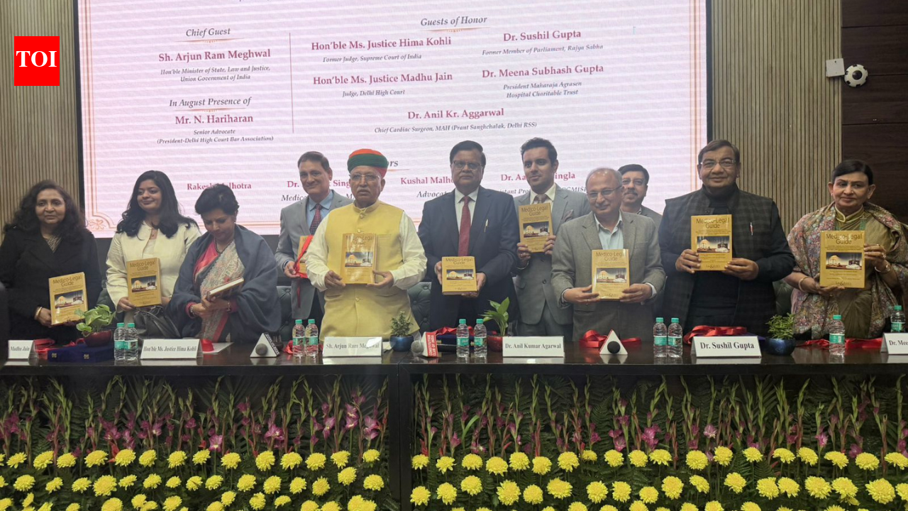 Union minister Arjun Ram Meghwal launches ‘The Medicolegal Guidebook’ | India News