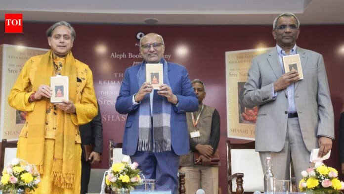 VP CP Radhakrishnan releases Shashi Tharoor’s book on Sree Narayana Guru | India News