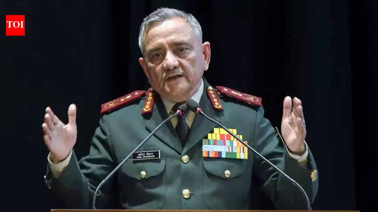 'Victory is not declared by mere rhetoric': CDS Gen Anil Chauhan takes swipe at Pakistan | India News