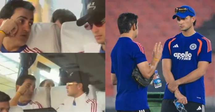 WATCH: Gautam Gambhir shares stern words with Abhishek Sharma prior to high-stakes T20 World Cup Super 8 match vs Zimbabwe