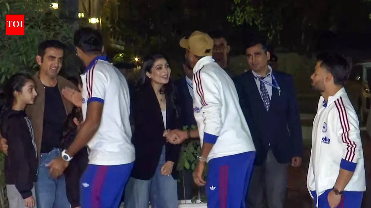 Watch: Team India visits Gautam Gambhir’s residence for dinner amid T20 World Cup campaign | Cricket News