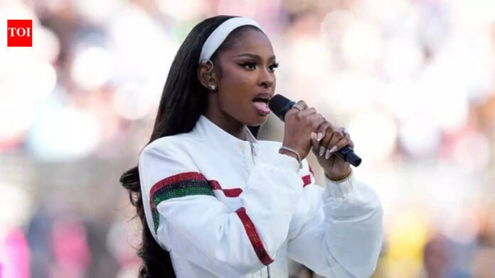 Who is Coco Jones? Star whose black national anthem performance at Super Bowl LX sparked social media backlash | NFL News
