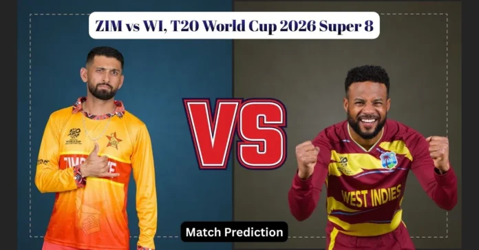 ZIM vs WI, T20 World Cup 2026 Super 8 Match Prediction: Who will win today’s game between Zimbabwe and West Indies?