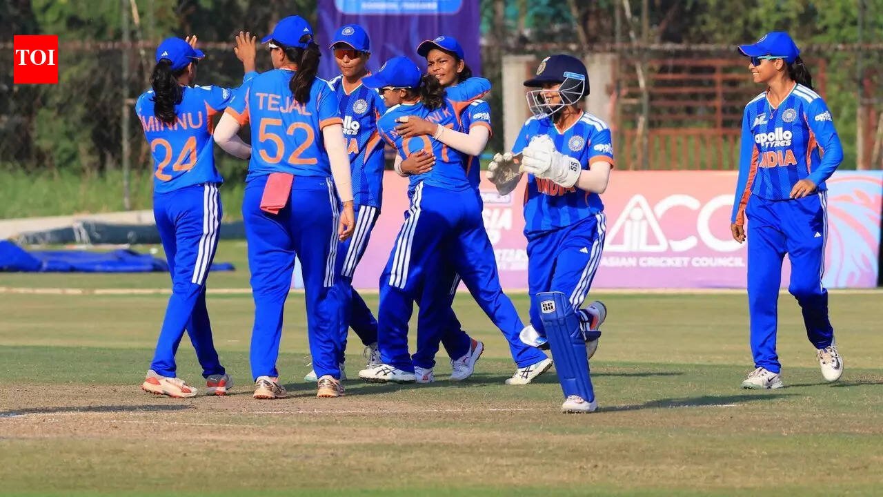 ​​Tejal Hasabnis stars as India A beat Bangladesh A by 46 runs to lift Women’s Asia Cup Rising Stars 2026 title | Cricket News