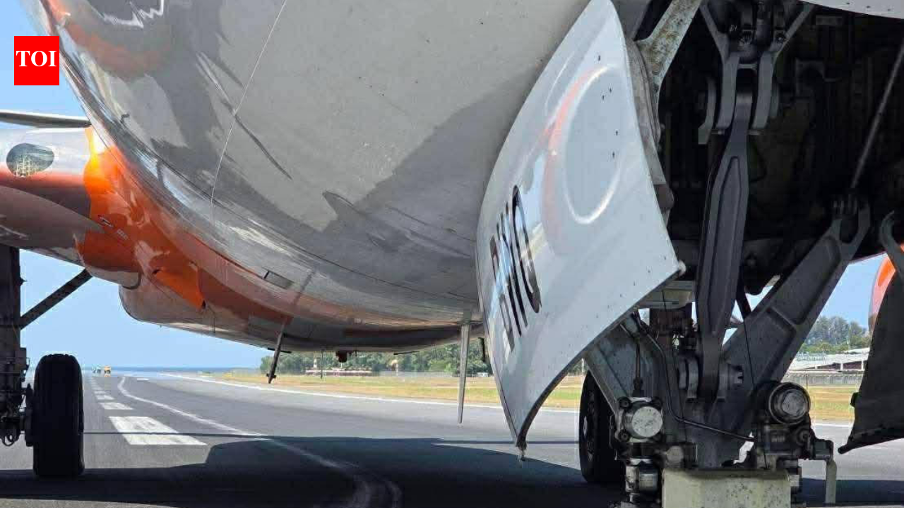 AI Express flight from Hyd makes a hard landing at Phuket, gets stuck on runway; all safe | India News