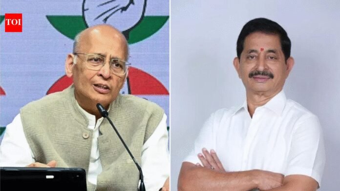 Abhishek Singhvi elected unopposed for Rajya Sabha from Telangana; Vem Narender Reddy joins Congress line-up | India News