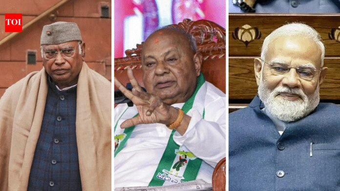 'Abusive relationship': Deve Gowda responds to Kharge's 'loved us, married Modiji' dig | India News