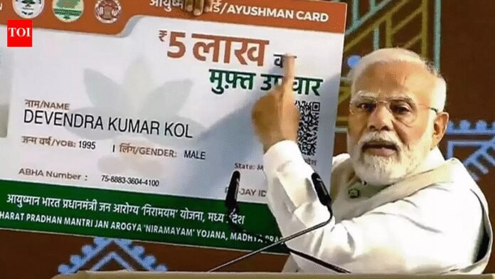 Ayushman Bharat crosses 43 crore cards, digital health records surge | India News