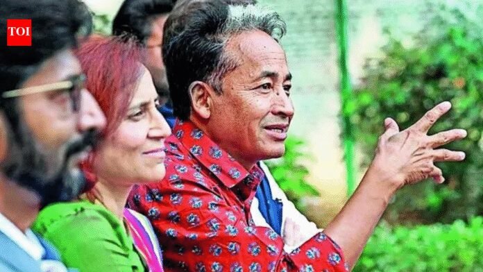 Back in Ladakh to rousing reception, Wangchuk calls for ‘give and take’ solution | India News