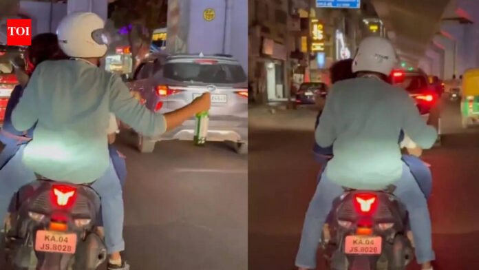 Beer in hand, tripling, no helmets: 3 Bengaluru doctors booked after video goes viral | Bengaluru News