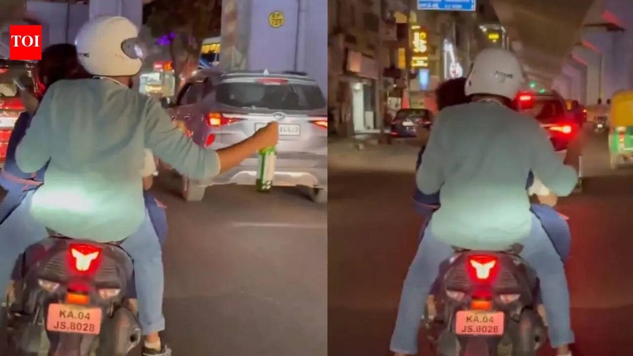 Beer in hand, tripling, no helmets: 3 Bengaluru doctors booked after video goes viral | Bengaluru News
