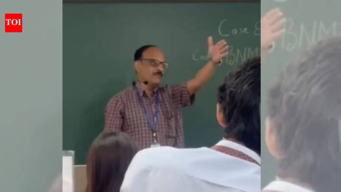 Bengaluru Professor Suspended After Viral Video Shows Insulting Student as 'Terrorist' | Bengaluru News