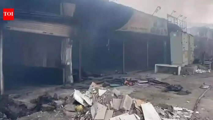 Blaze at furniture market in Maharashtra's Bhiwandi; no injuries reported | Mumbai News