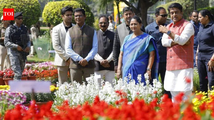 CM Rekha Gupta inaugurates NDMC's two-day flower festival | India News