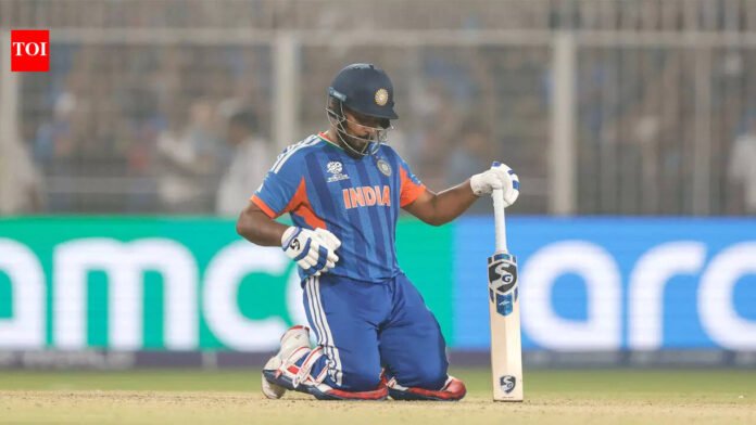 Captain's tribute: Suryakumar Yadav takes off cap, bows to Sanju Samson - WATCH | Cricket News