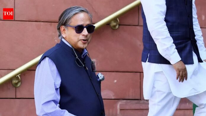 'Cautious stand': Tharoor breaks from Congress' stance; backs govt on Middle East crisis | India News