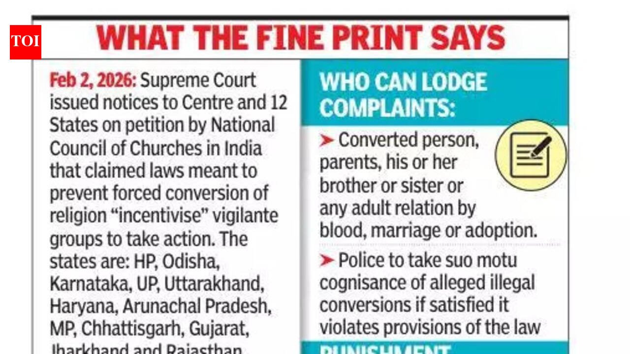 Conversion bill passed amid SC case on 12 other state Acts | Mumbai News