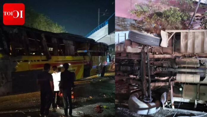 Delhi Karol Bagh Accident: Tragic Bus Accident Near Delhi: 2 Dead, 21 Injured in Overturning | Delhi News