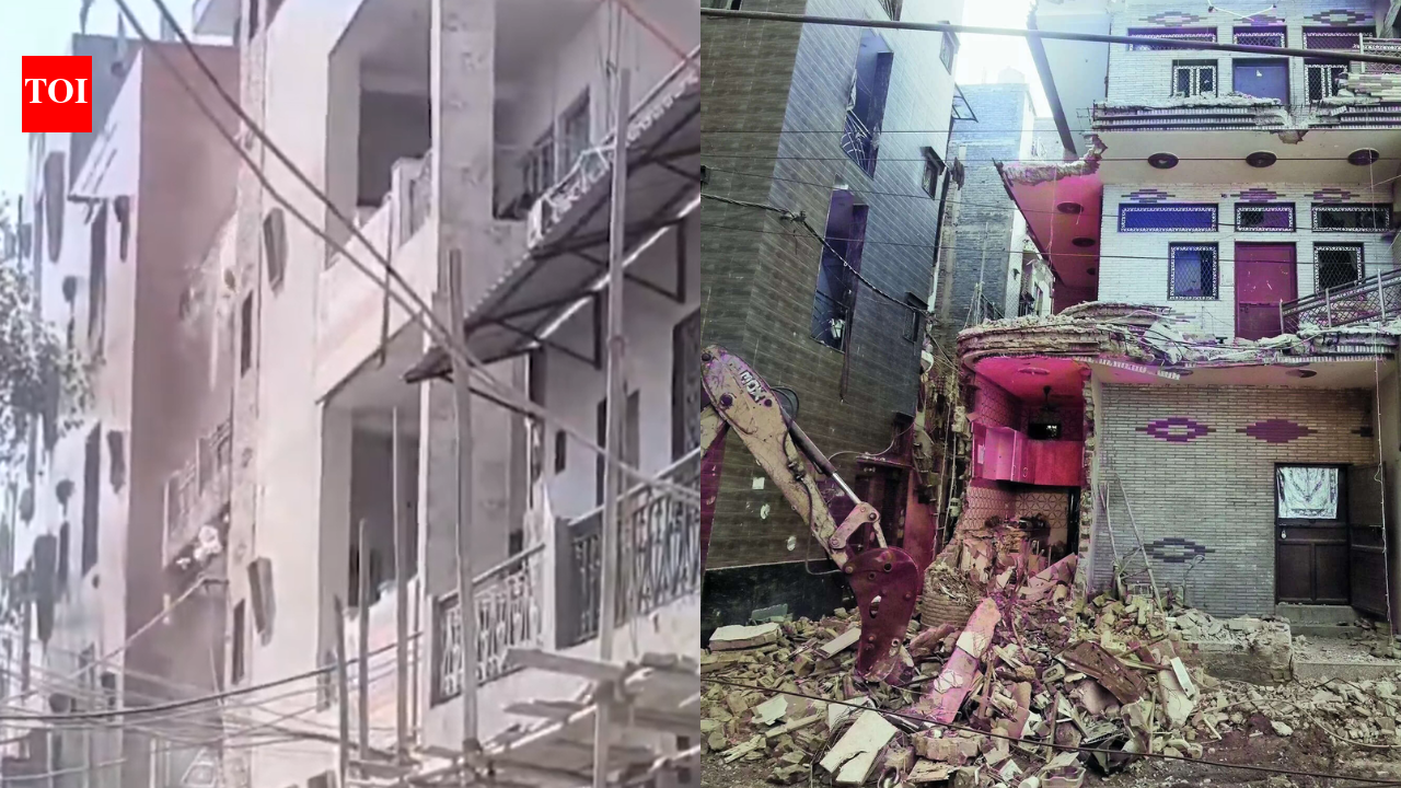 Delhi's Uttam Nagar murder case: House of accused partly razed; victim's kin seek stronger action | Delhi News