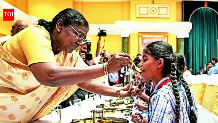 Ensuring good nutrition for a child is an investment for Viksit Bharat: President Murmu | India News