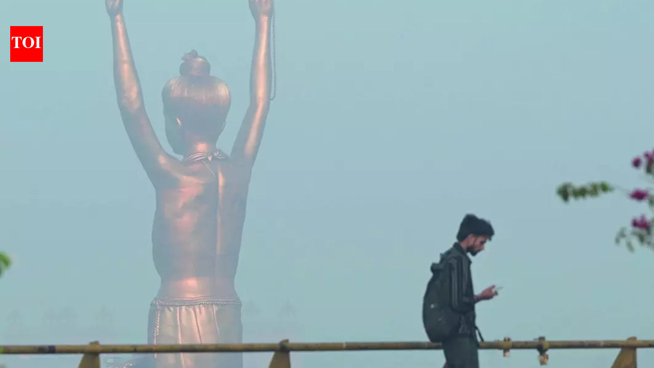 Foggy Saturday morning gives Delhi Jan-like feeling in March; another rain spell likely on 23rd | Delhi News