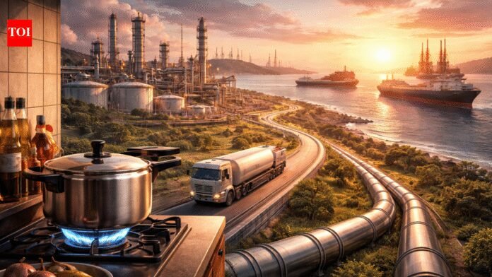 From oilfield to kitchen flame: India's crude oil and gas supply chain explained