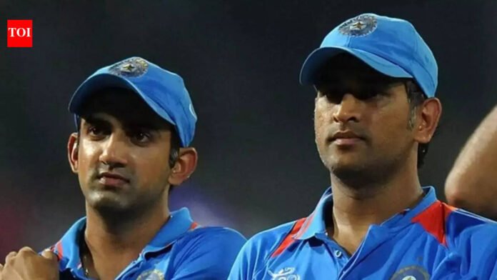 Gautam Gambhir responds after MS Dhoni’s viral ‘Coach Sahab smile looks great on you’ post | Cricket News