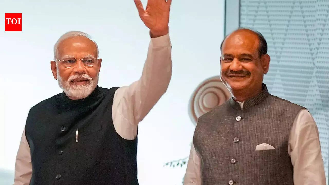 ‘He handles unruly MPs from big families well’: PM Modi lauds Lok Sabha Speaker Om Birla | India News