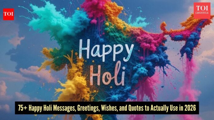 Holi Wishes & Quotes: 85+ Happy Holi Messages, Greetings, Wishes and Quotes for 2026 |
