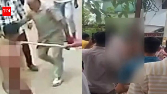 Hours after ‘love marriage’, groom tied to poll, beaten, paraded naked by in-laws in Jalgaon | Nashik News