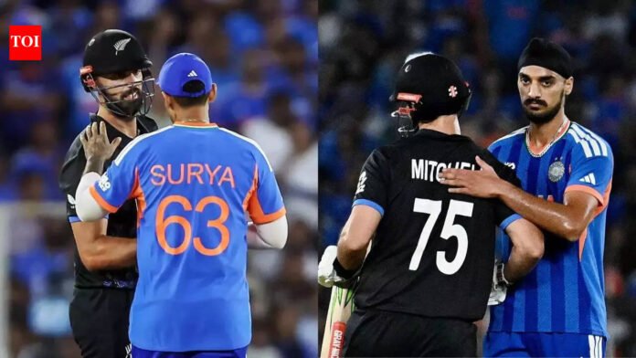 'I am sorry': How Suryakumar Yadav defused Arshdeep Singh-Daryl Mitchell scuffle | Cricket News