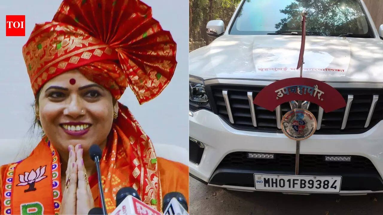 'I have no interest': BMC removes red-blue beacon from Mumbai mayor Ritu Tawde's car | Mumbai News