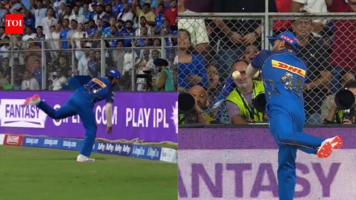 IPL 2026: Rohit Sharma shell-shocked after dropping sitter off Raghuvanshi - Watch | Cricket News