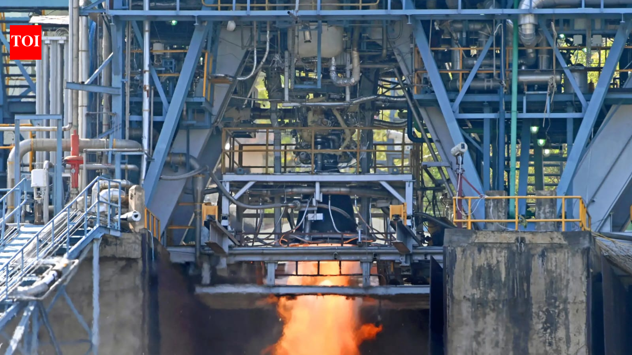 Isro tests CE20 cryo engine at 22-tonne thrust | India News