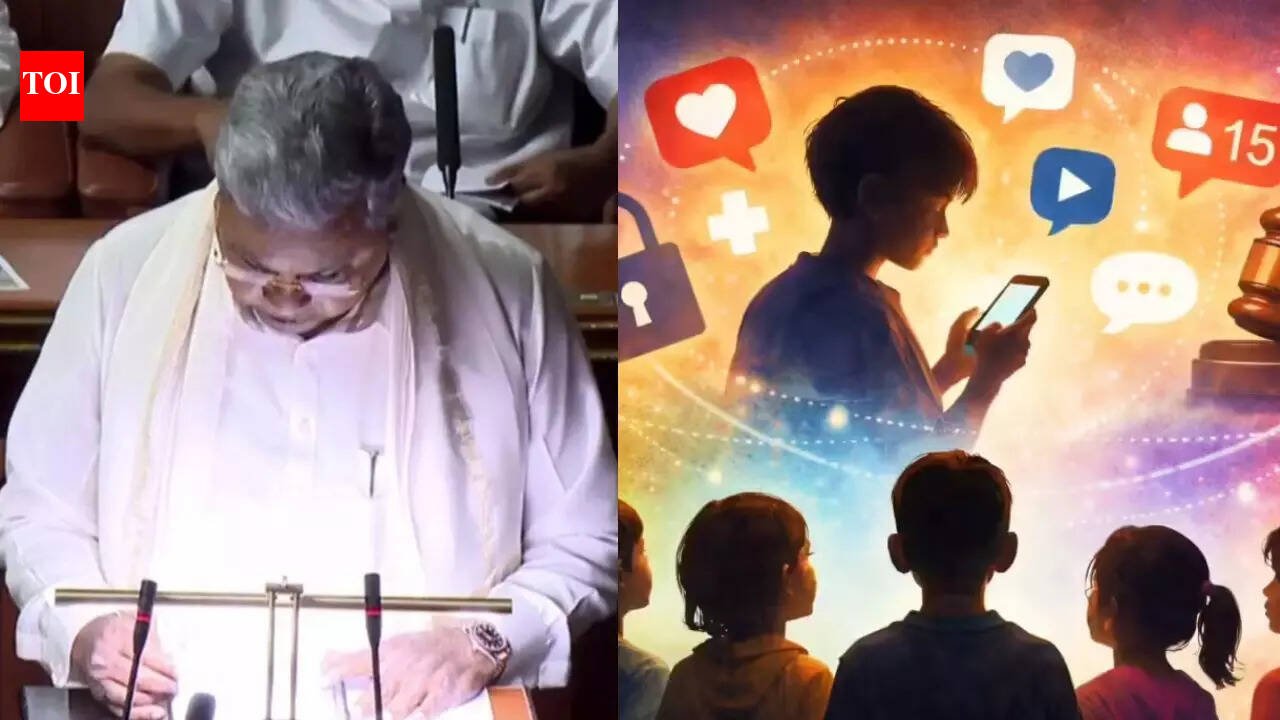 Karnataka Budget 2026: Social media will be banned for children under the age of 16 in Karnataka, says CM Siddaramaiah | Bengaluru News