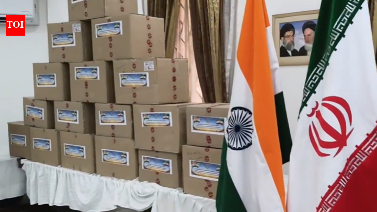 'Kind people': Iran thanks India as it receives first medical aid shipment from New Delhi | India News
