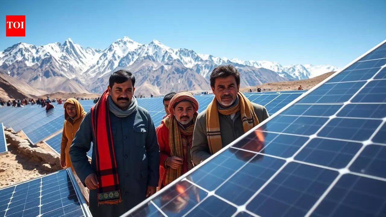 Ladakh government assures steps towards solar project execution | India News
