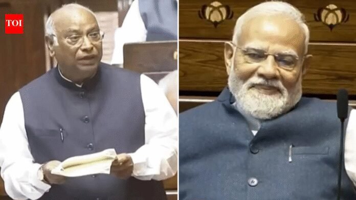 'Loved us, married Modiji': Kharge's punchline on Deve Gowda remark leaves PM in splits - watch | India News