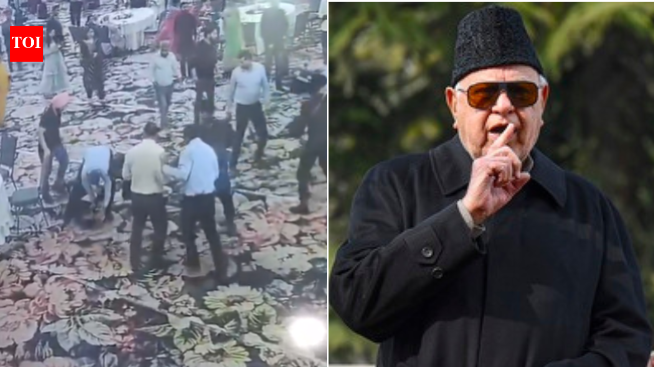Man opens fire at ex-J&K CM Farooq Abdullah's vehicle, arrested | India News