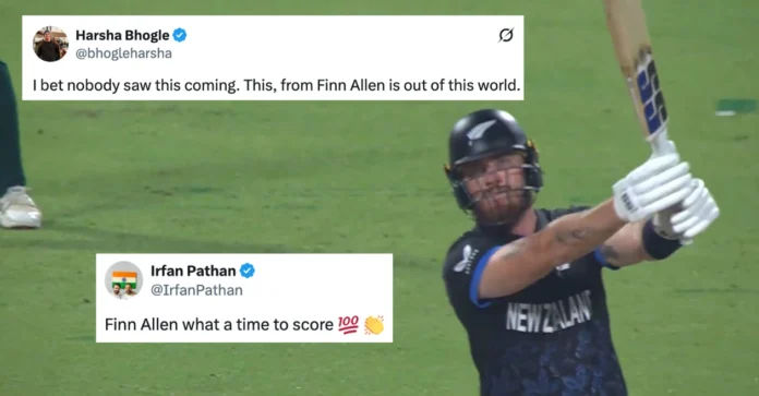 Netizens go wild as Finn Allen smashes a record-breaking century to power New Zealand into the T20 World Cup 2026 final with a win over South Africa