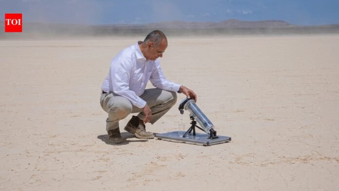 Nobel Laureate Omar Yaghi: ''Could be a lifeline for 2 billion people': Nobel laureate builds a machine that harvests water from desert air |